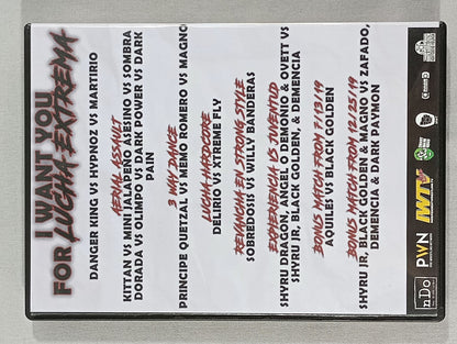 GHC I WANT YOU FOR LUCHA EXTREMA