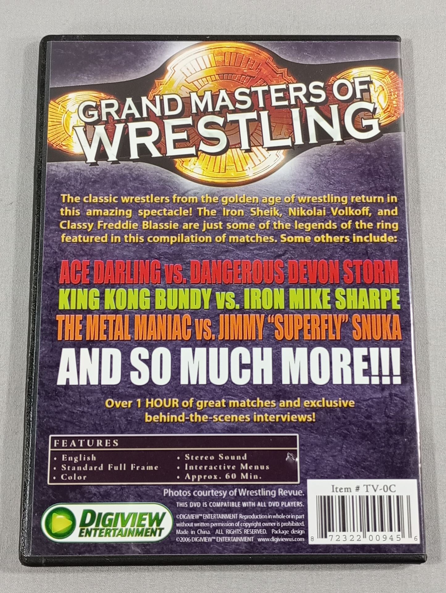 GRAND MASTERS OF Wrestling  VOL.1