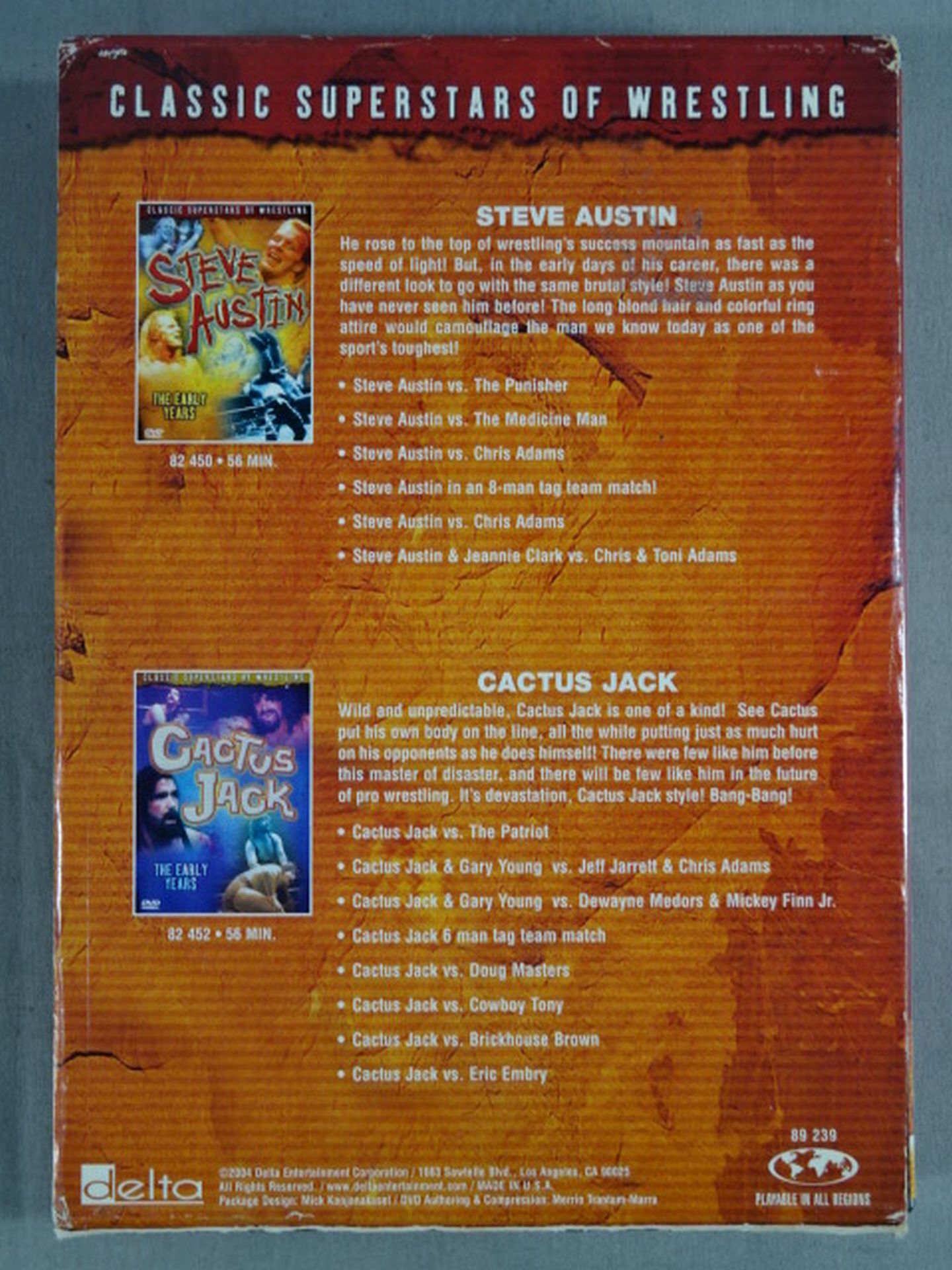 CLASSIC SUPERSTARS OF WRESTLING STEVE AUSTIN＆CACTUS JACK