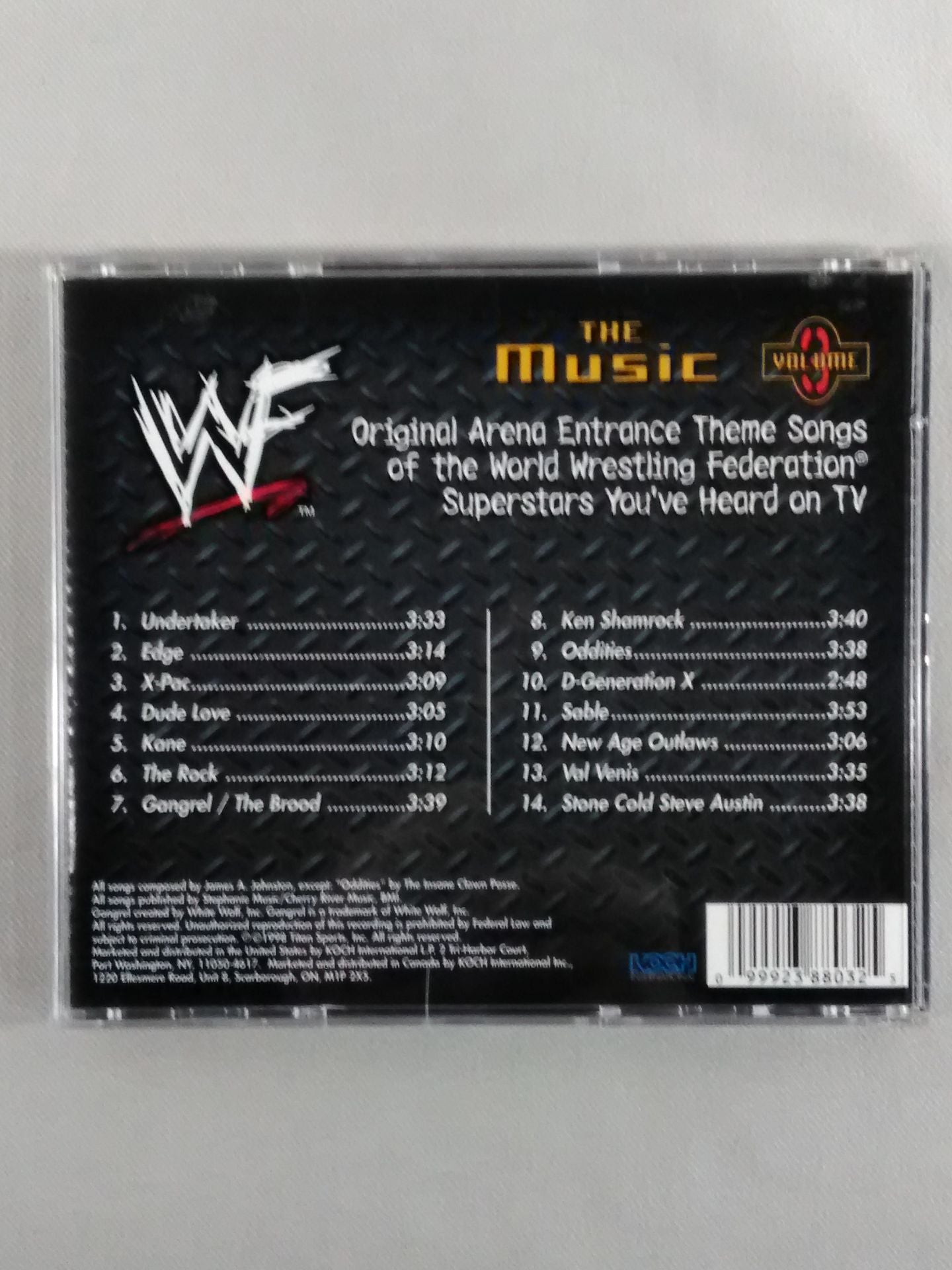 WWF The Music3(輸入盤)