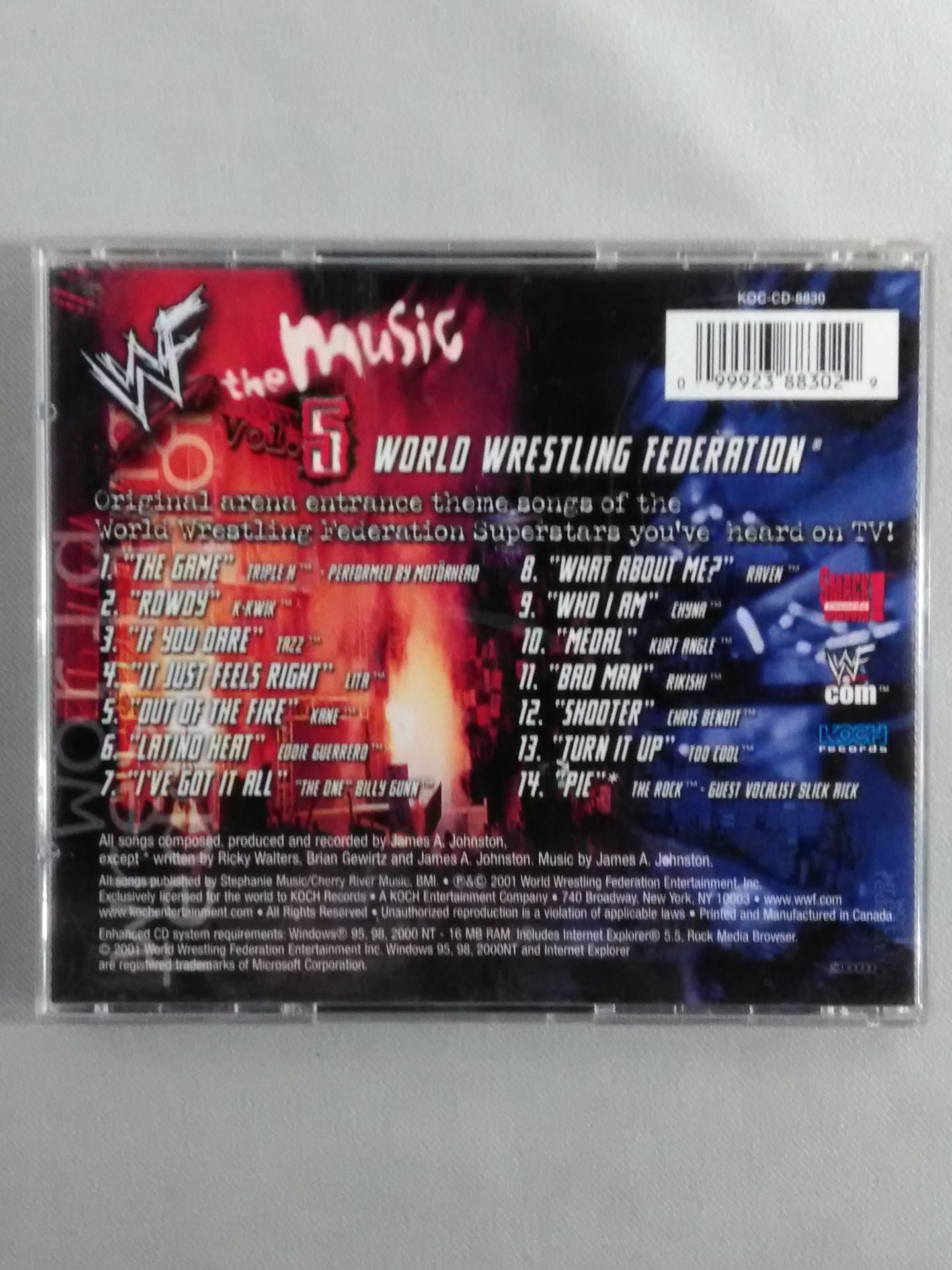 WWF The Music 5 (Import Version)