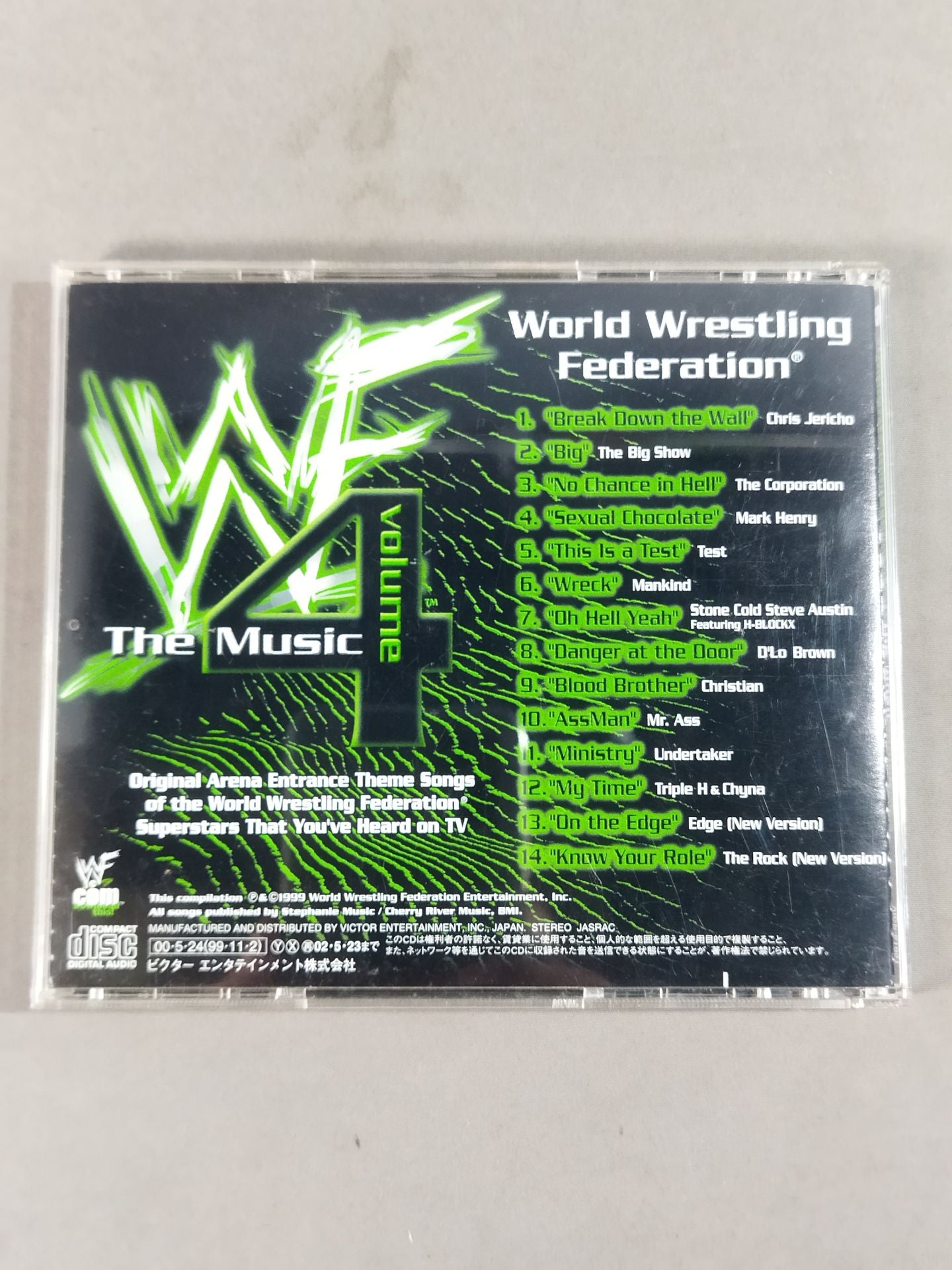 WWF The Music4 (Domestic Edition)