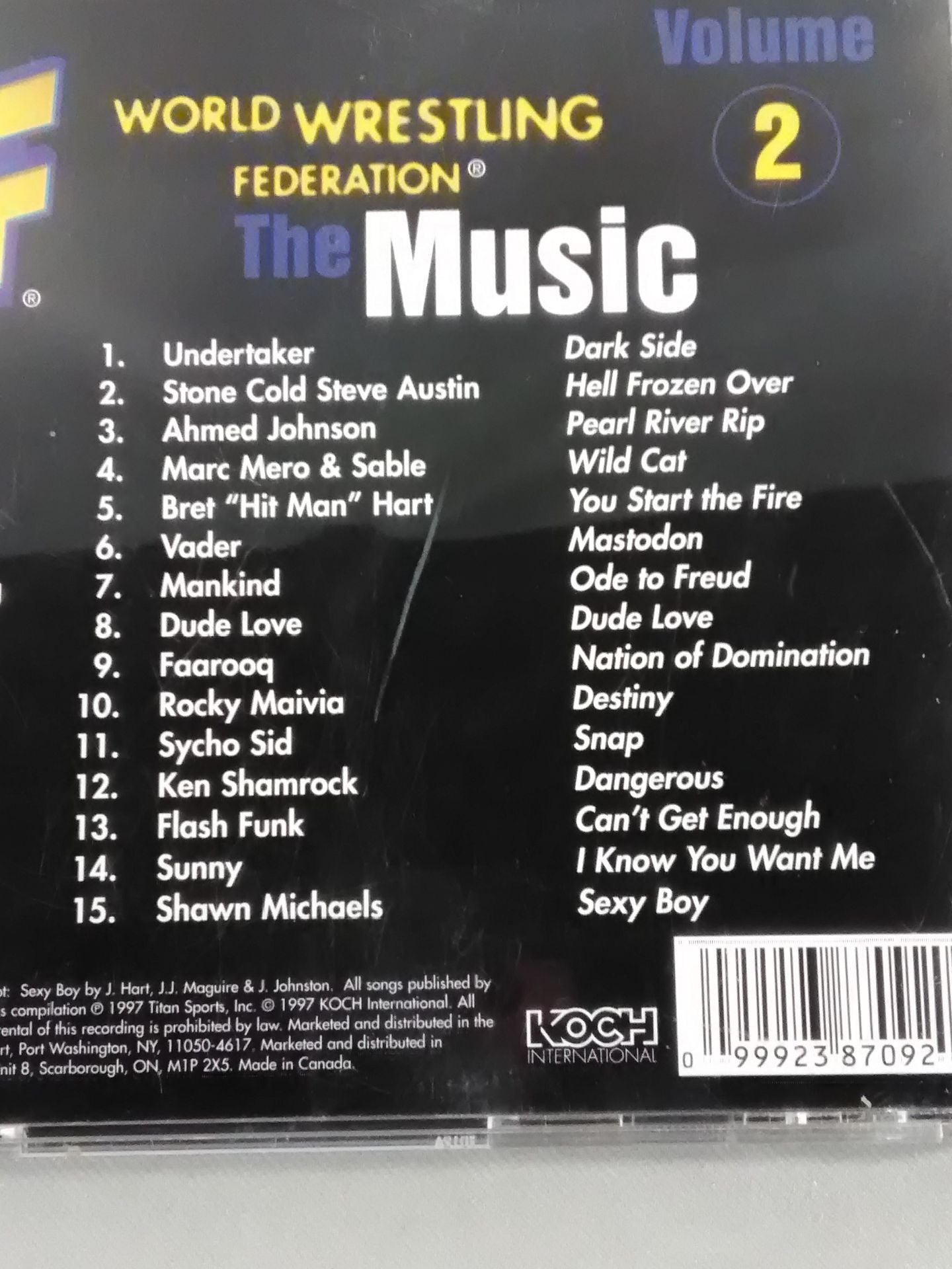 WWF The Music2 (Import)
