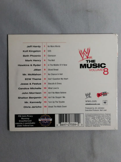 WWE THE MUSIC VOLUME 8 (Input Disc)