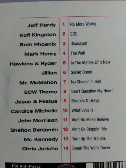 WWE THE MUSIC VOLUME 8 (Input Disc)