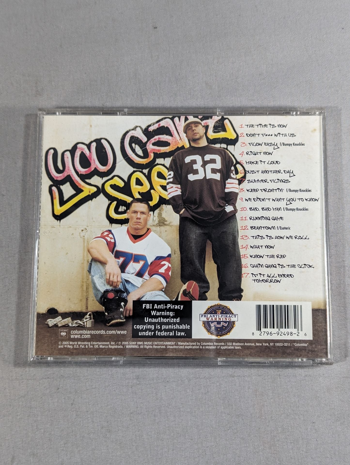 JOHN CENA AND THA TRADEMARC / YOU CAN'T SEE ME (Input Plate)