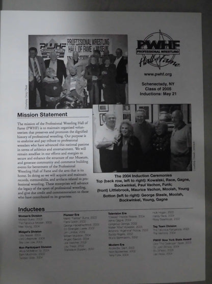PWHF TITANS IN TORONTO 2005