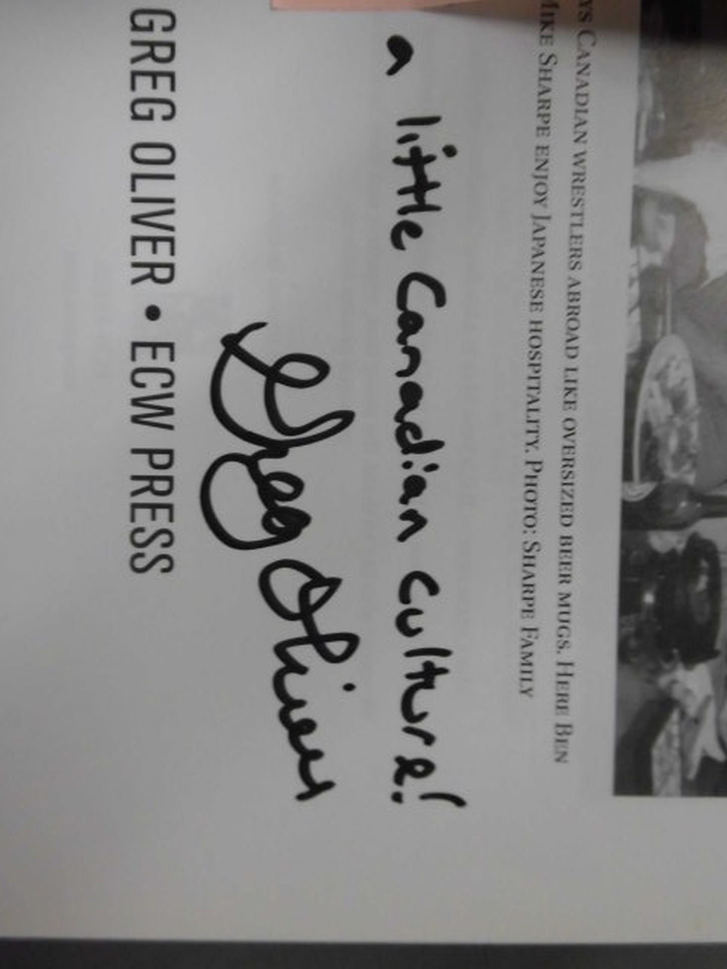 【hand signed autograph】THE PRO Wrestling HALL OF FAME THE CANADIANS