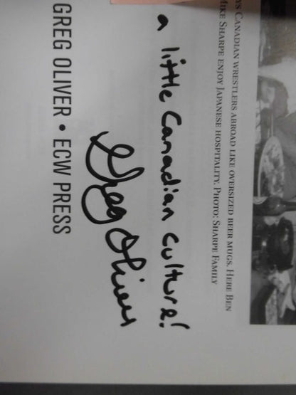 【hand signed autograph】THE PRO Wrestling HALL OF FAME THE CANADIANS