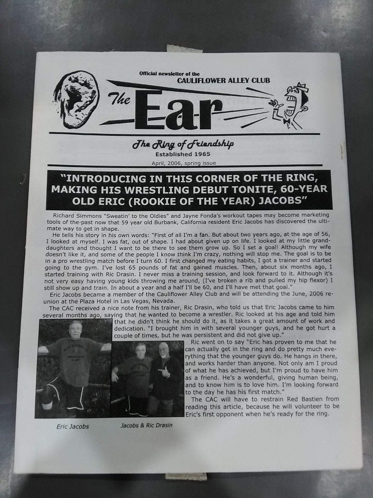 CAULIFLOWER ALLEY CLUB The Ear April 2006 spring issue