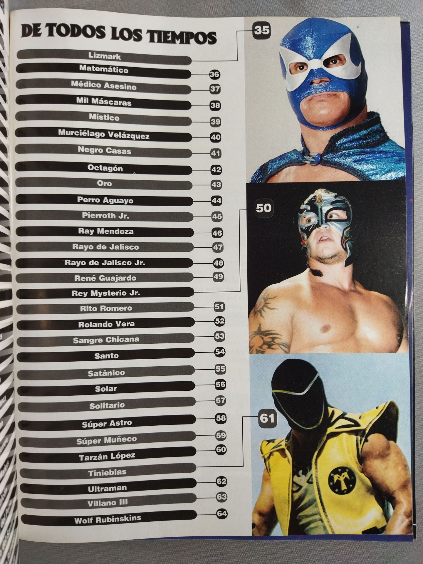 GRANDES FIGURAS DE LA LUCHA LIBRE NUMERO 17