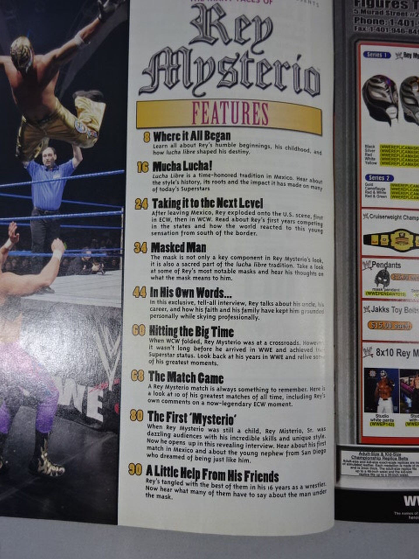 THE MANY FACES OF Rey Mysterio