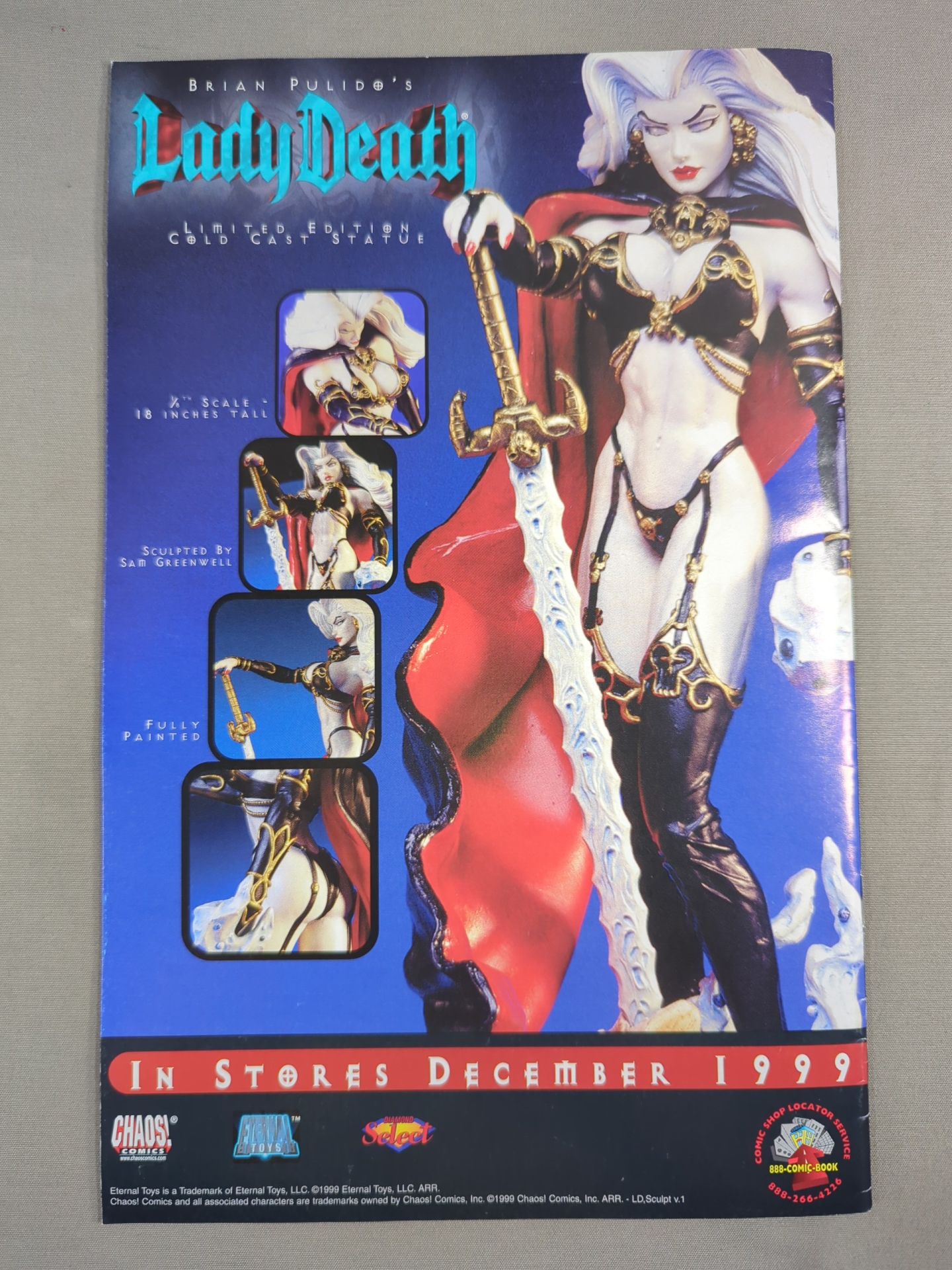 【CHAOS! COMICS] UNDERTAKER January 2000 issue
