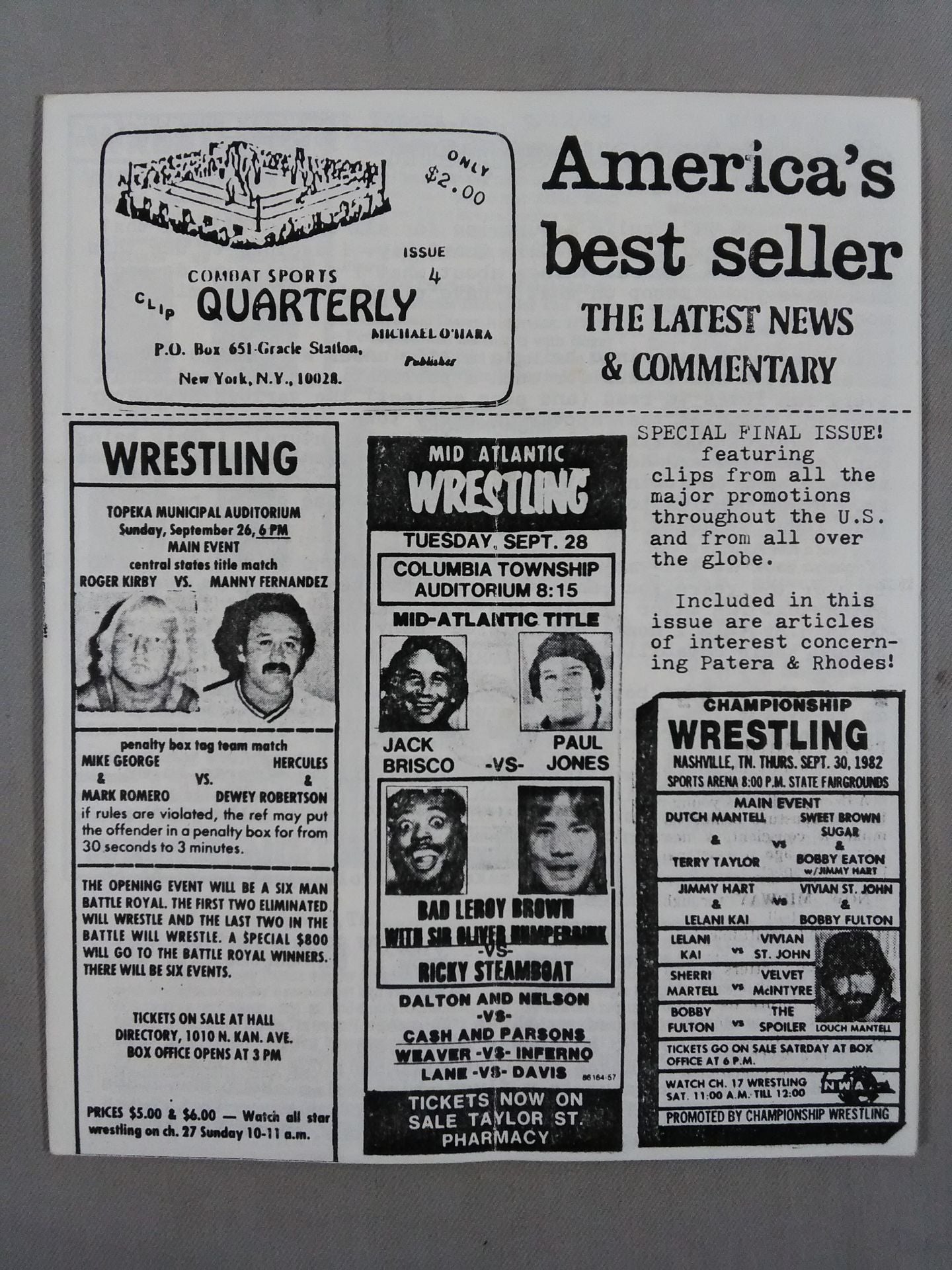 America’s best seller ISSUE 4