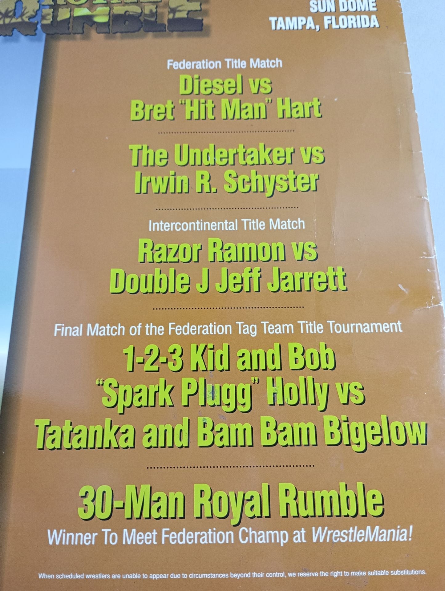 ROYAL RUMBLE 1995 / ロイヤルランブル1995