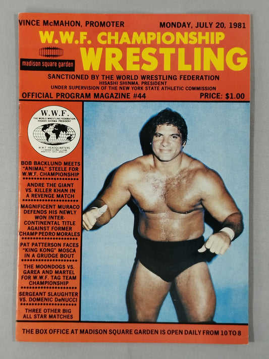 ★WWFヘビー級選手権試合★ ボブ・バックランドvsジョージ・スティール