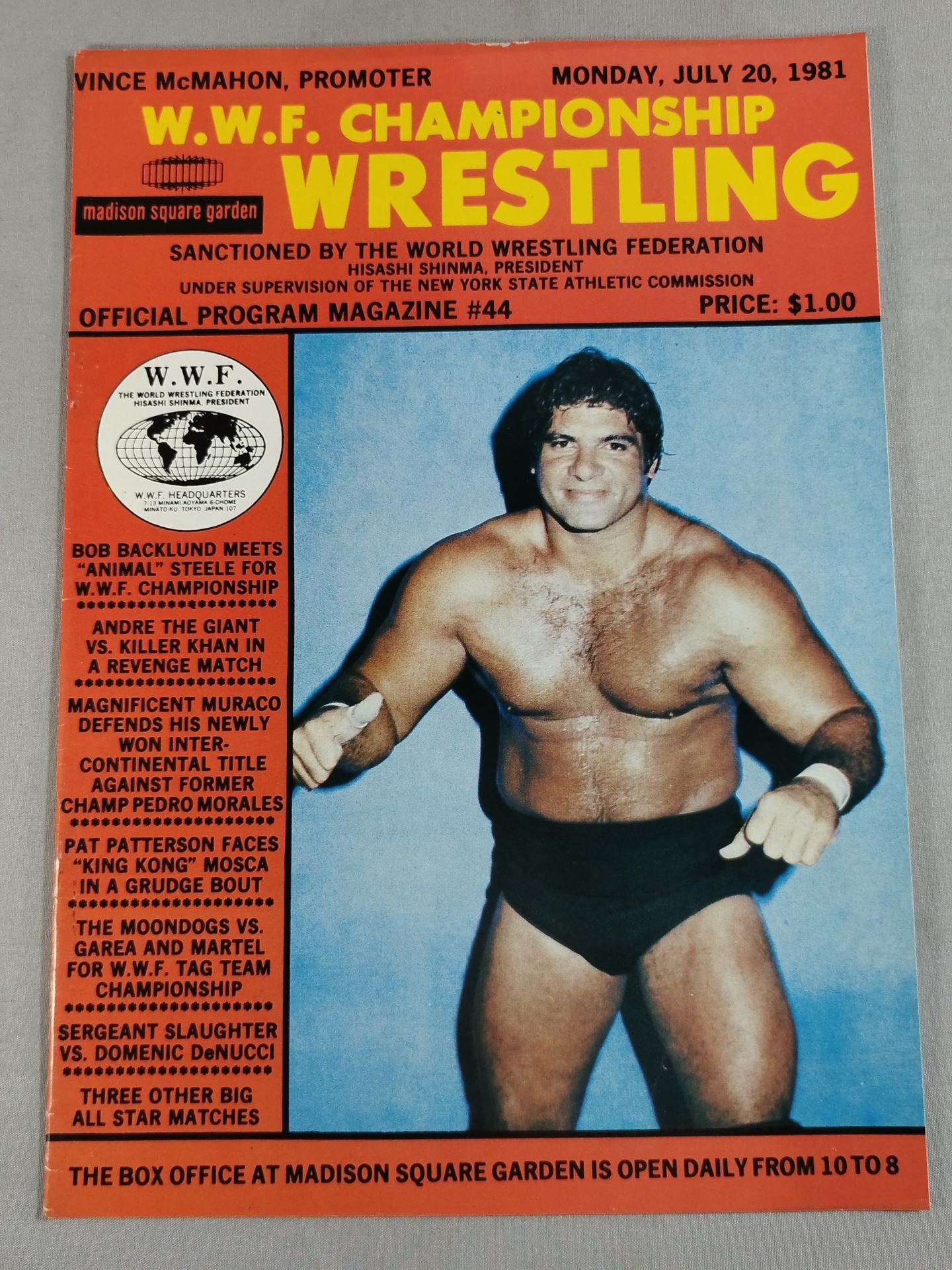 ★WWF Heavyweight Fighters Rights Match Bob ★ Backlund vs George Steele