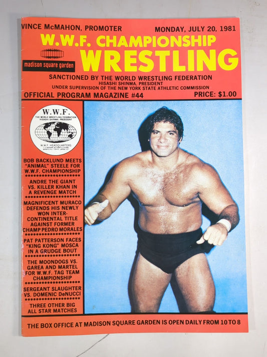 ★WWFヘビー級選手権試合★ ボブ・バックランドvsジョージ・スティール