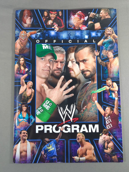 WWE OFFICIAL PROGRAM 2012