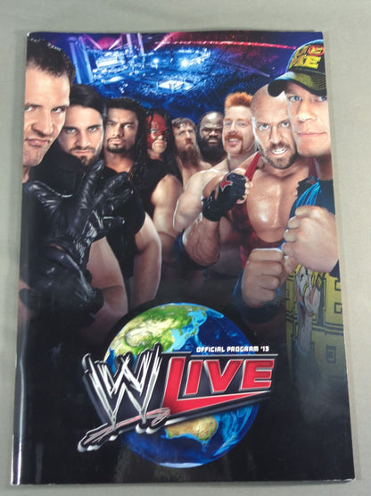 WWE LIVE OFFICIAL PROGRAM 2013