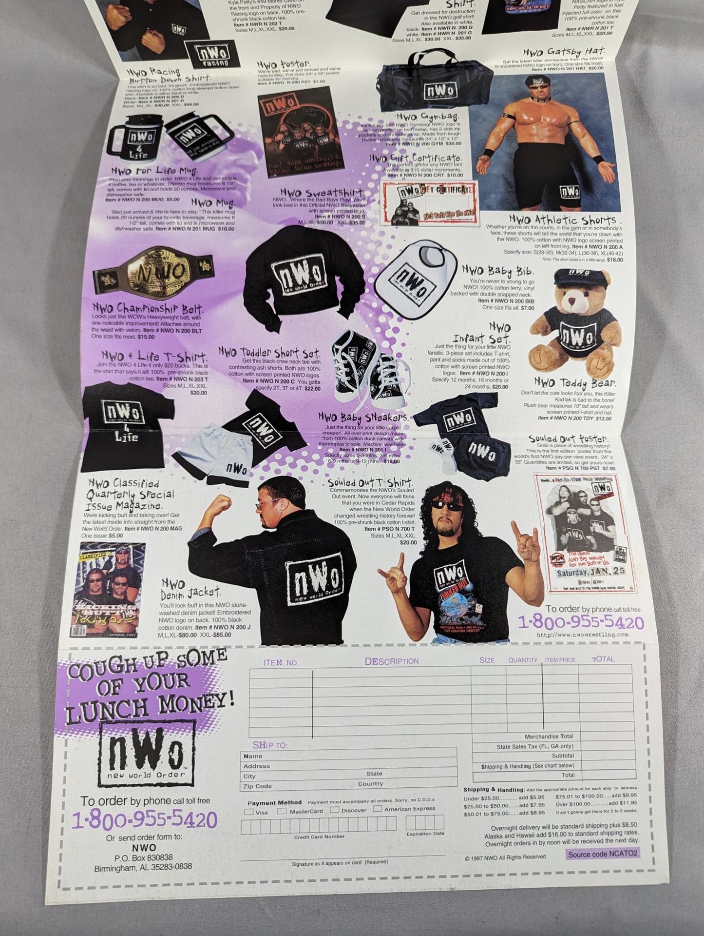 nWo グッズ紹介パンフレット