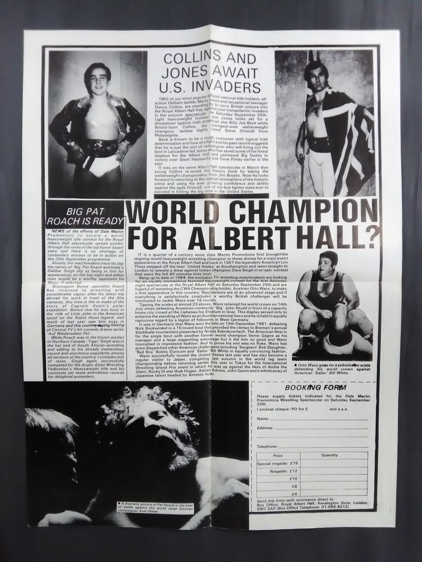 INTERNATIONAL PROFESSIONAL Wrestling  No.15