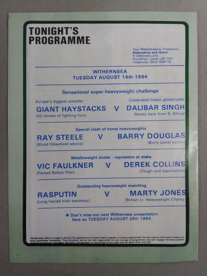 INTERNATIONAL PROFESSIONAL Wrestling  No.15