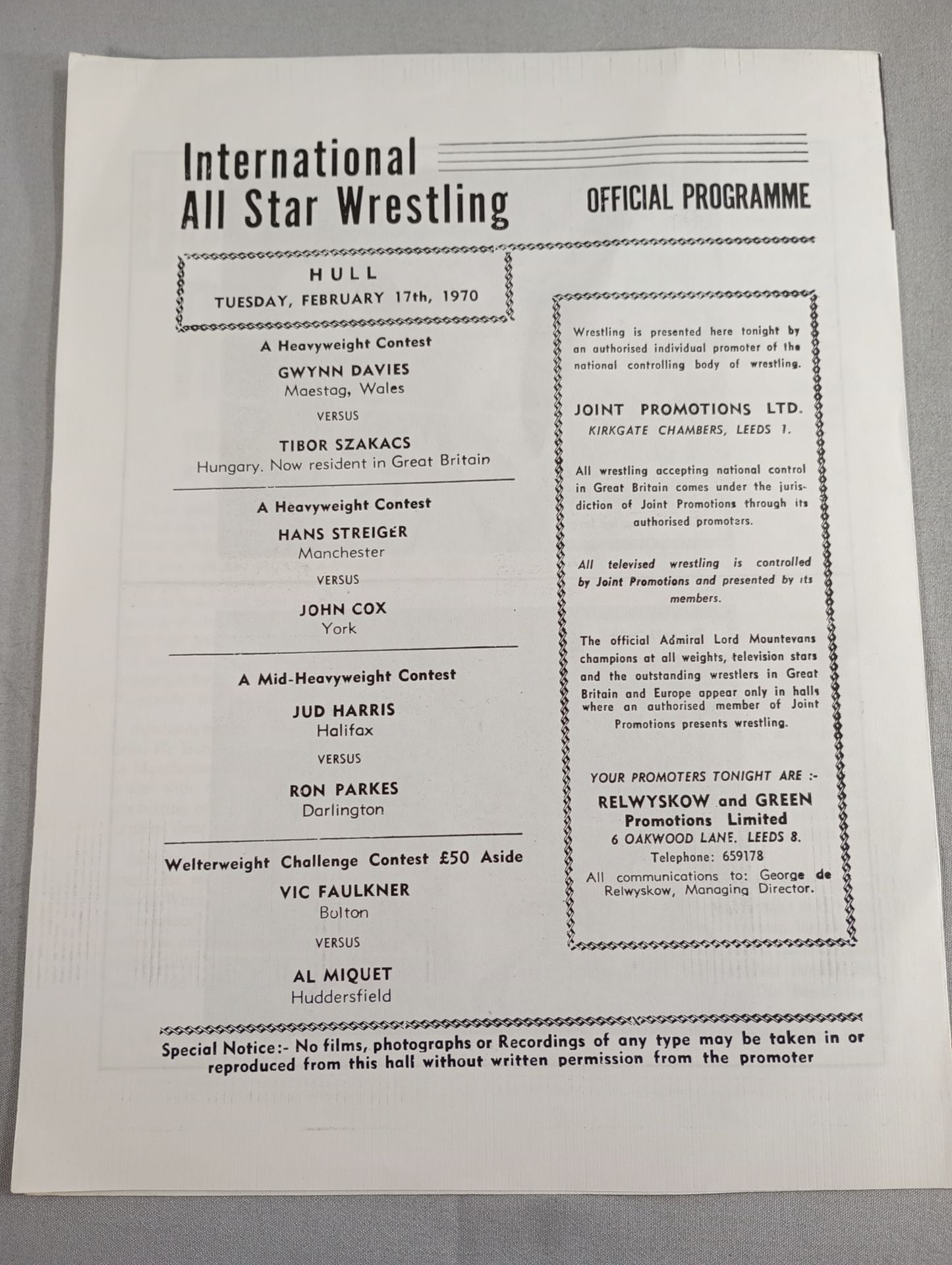 MAT Wrestling REVIEW No.632