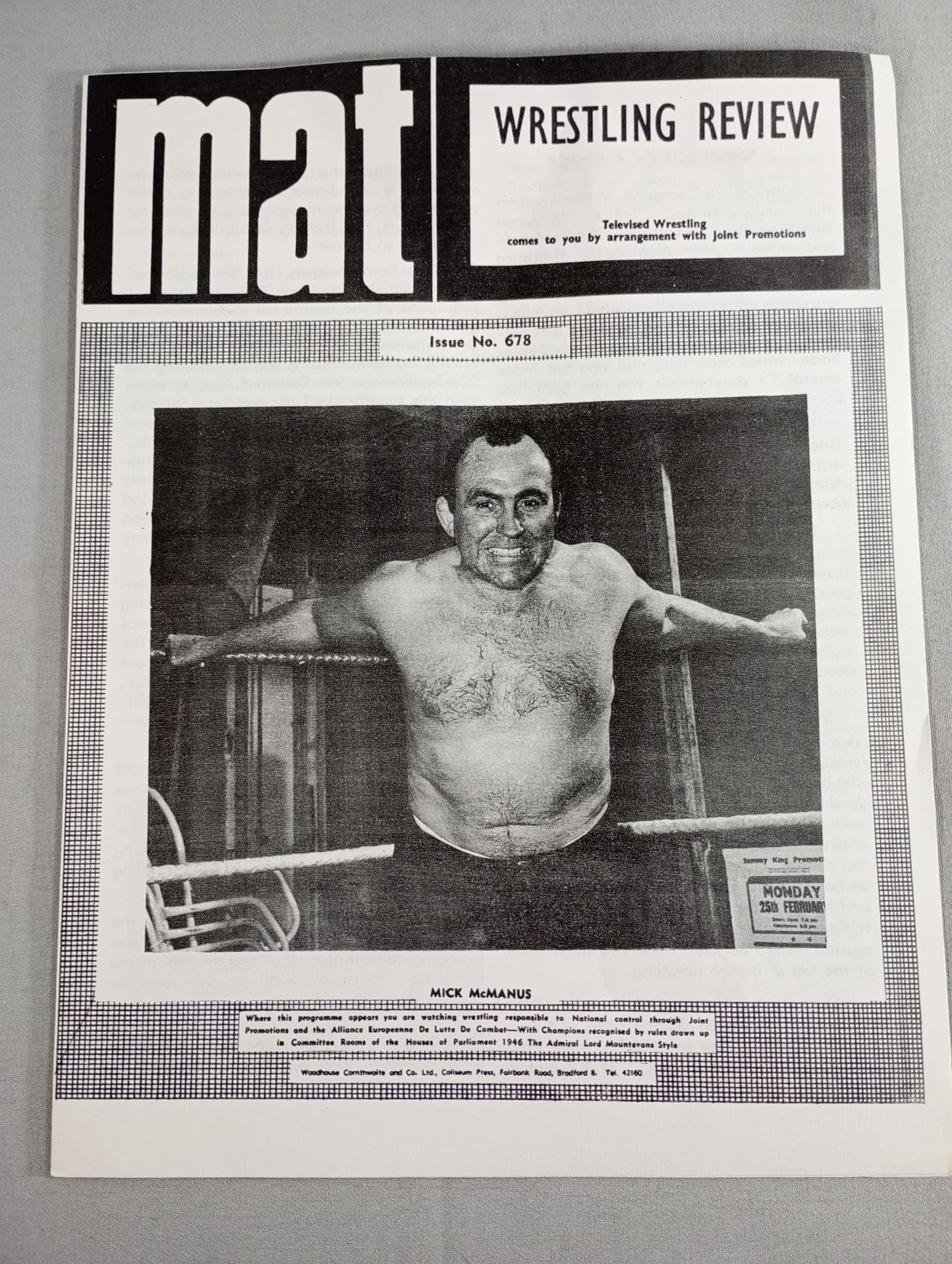 MAT Wrestling REVIEW No.678