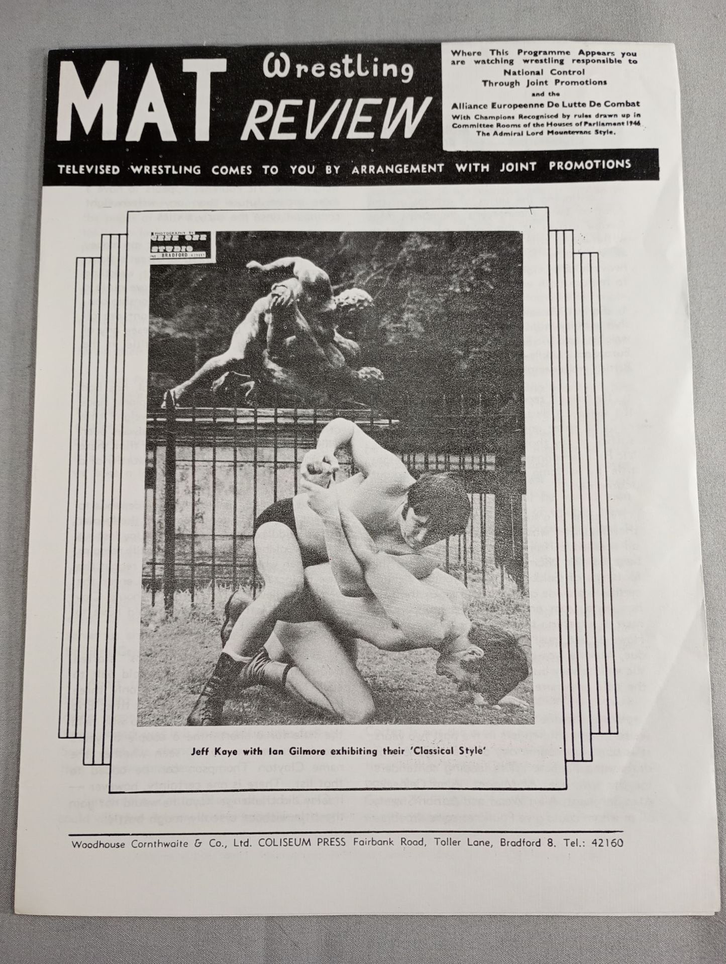 MAT Wrestling REVIEW(1971.11.16)