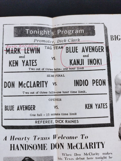 ★猪木 海外武者修行時代★ Waco Arena WRESTLING VOL.1 NO.50