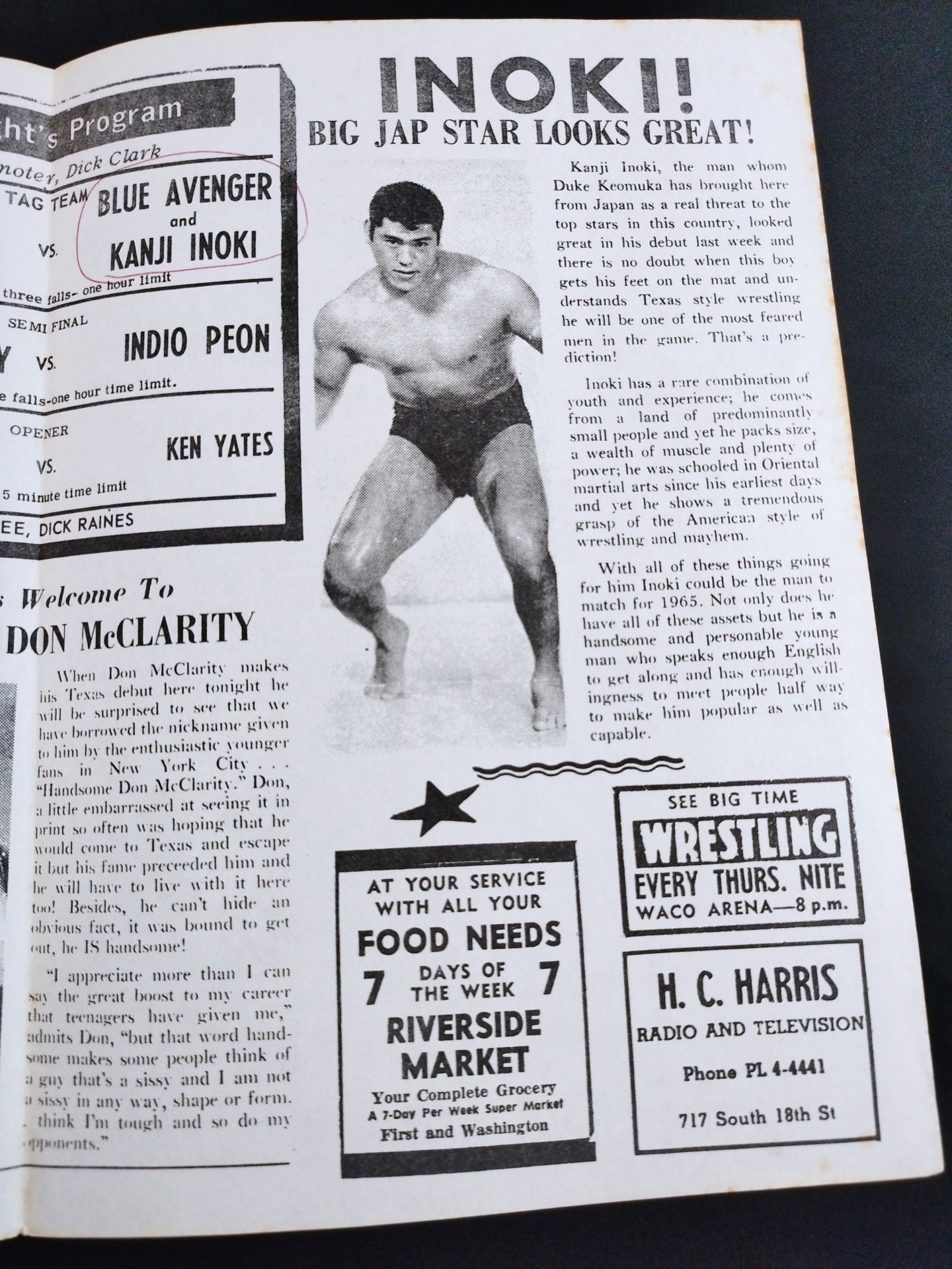 ★猪木 海外武者修行時代★ Waco Arena WRESTLING VOL.1 NO.50