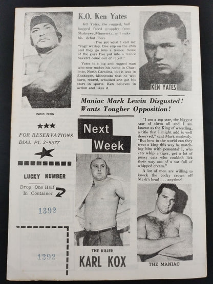 ★猪木 海外武者修行時代★ Waco Arena WRESTLING VOL.1 NO.50