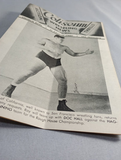 Coliseum WRESTLING NEWS(1949.9.13)