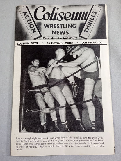 Coliseum WRESTLING NEWS(1949.9.27)