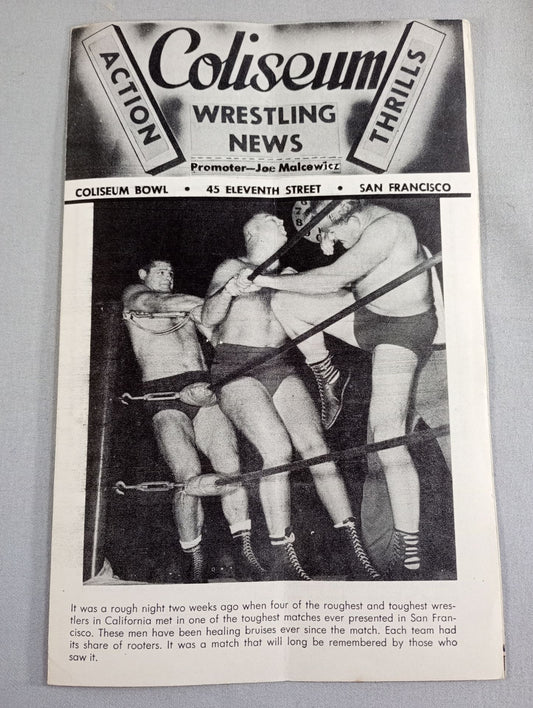 Coliseum WRESTLING NEWS(1949.9.27)