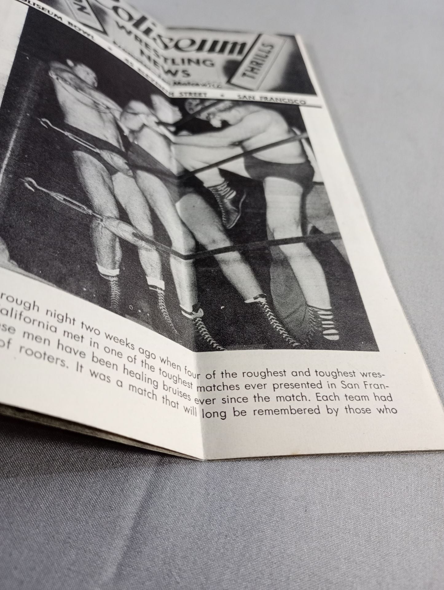 Coliseum WRESTLING NEWS(1949.9.27)