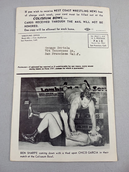 West Coast WRESTLING NEWS(1950.7.11)