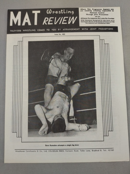 MAT Wrestling REVIEW No.480
