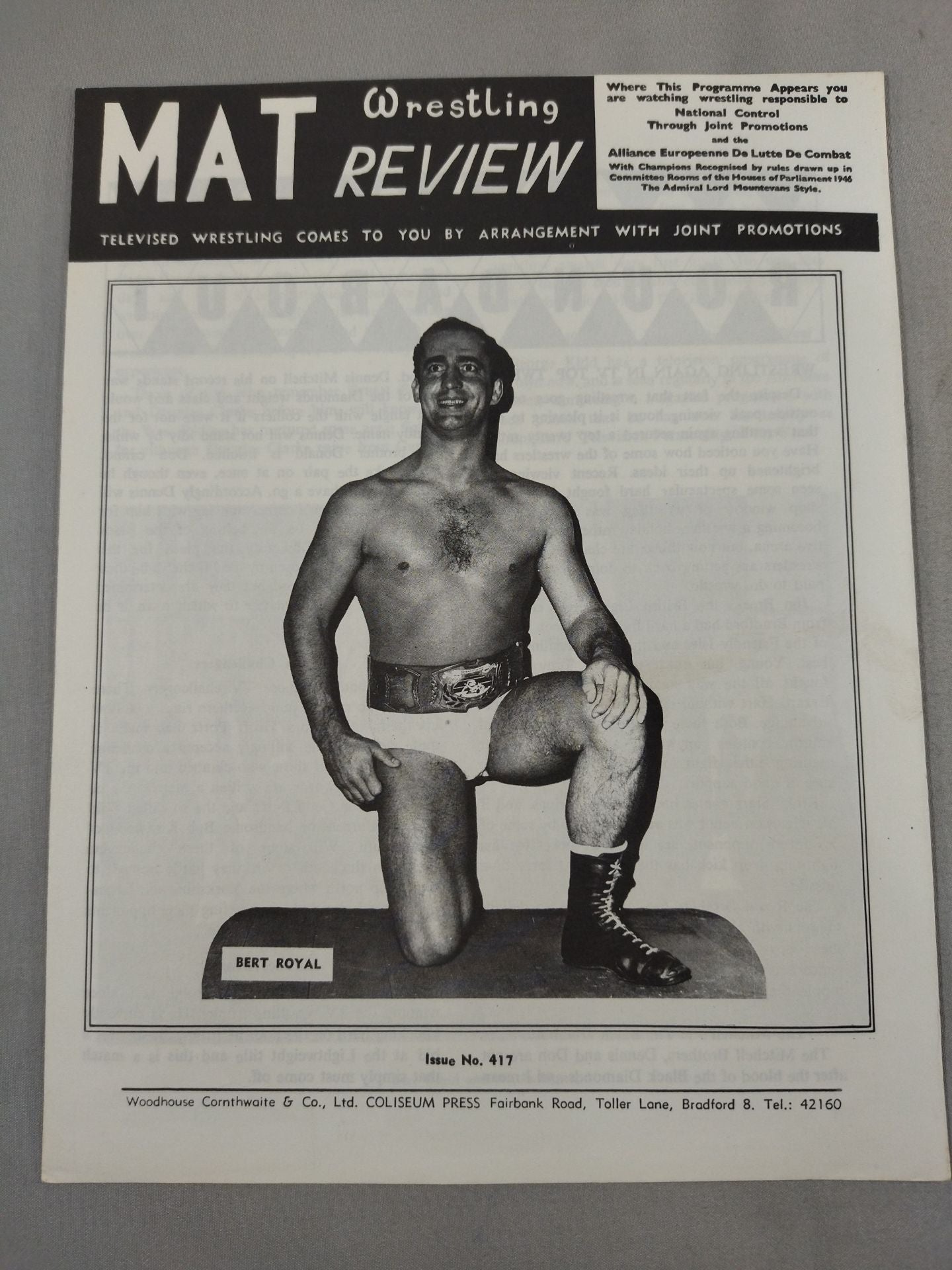 MAT Wrestling REVIEW No.417