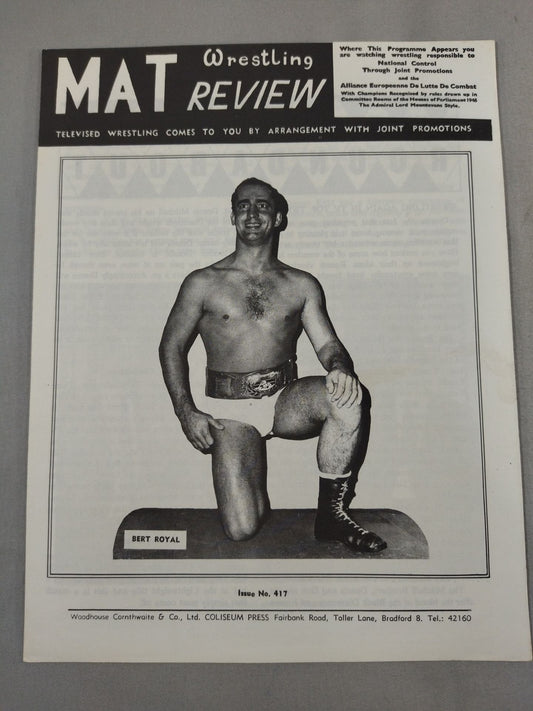 MAT Wrestling REVIEW No.417