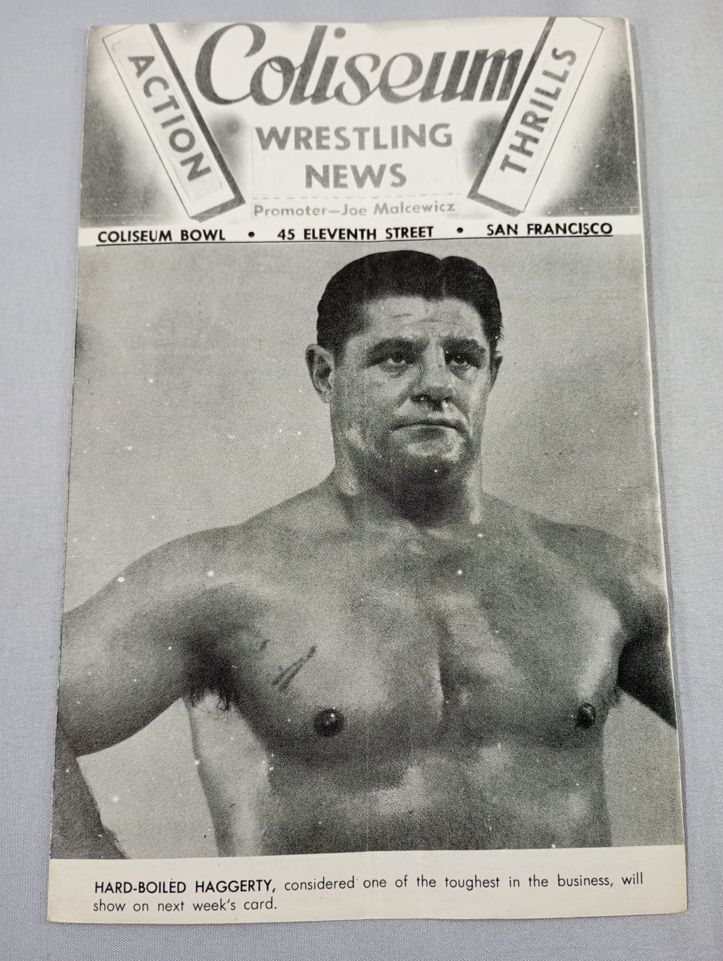 Coliseum WRESTLING NEWS(1949.8.9)