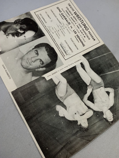 Coliseum WRESTLING NEWS(1949.8.9)