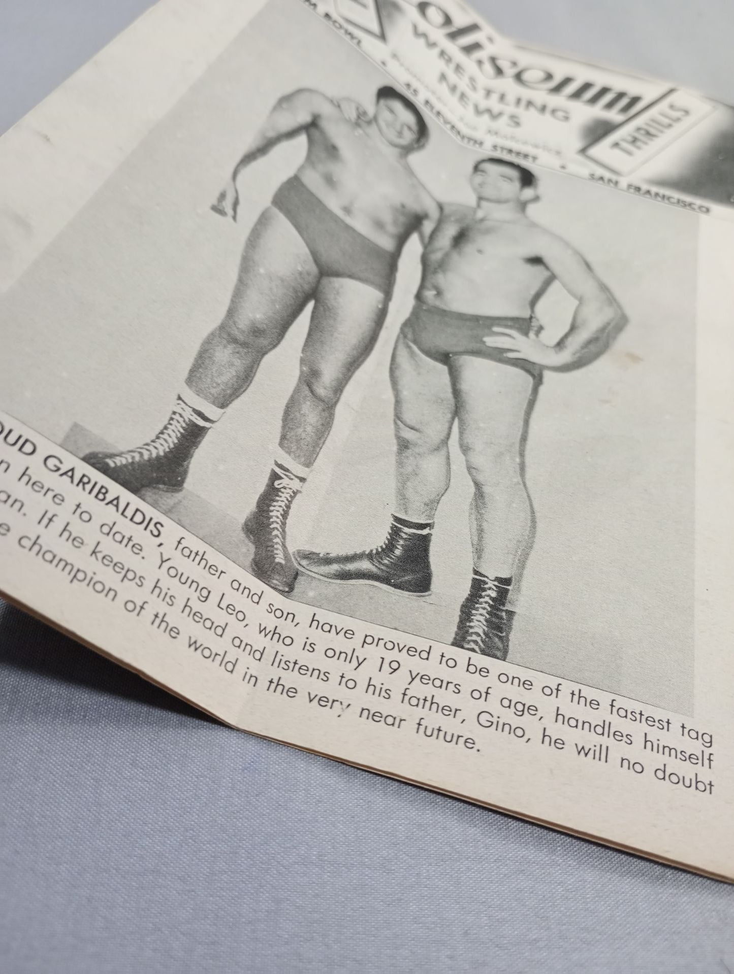 Coliseum WRESTLING NEWS(1949.6.28)