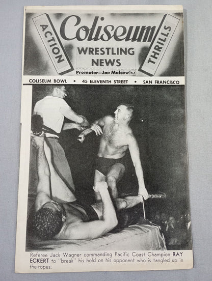 Coliseum WRESTLING NEWS(1949.12.6)