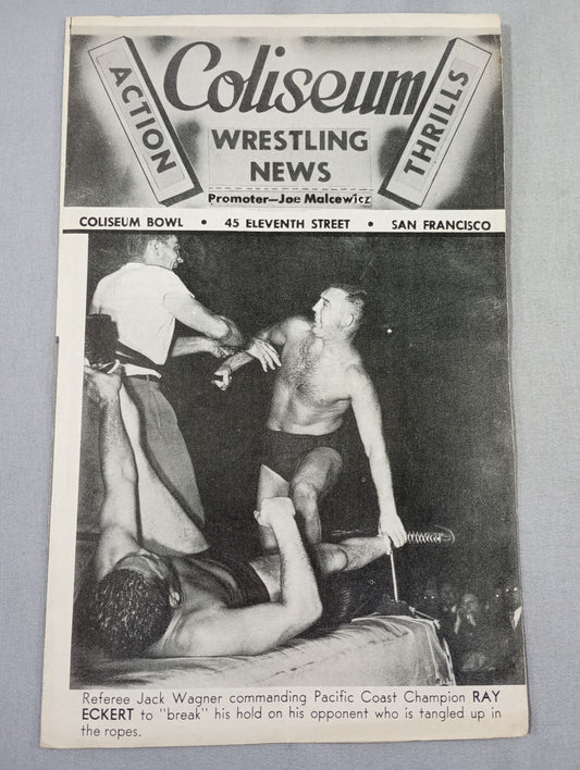 Coliseum WRESTLING NEWS(1949.12.6)