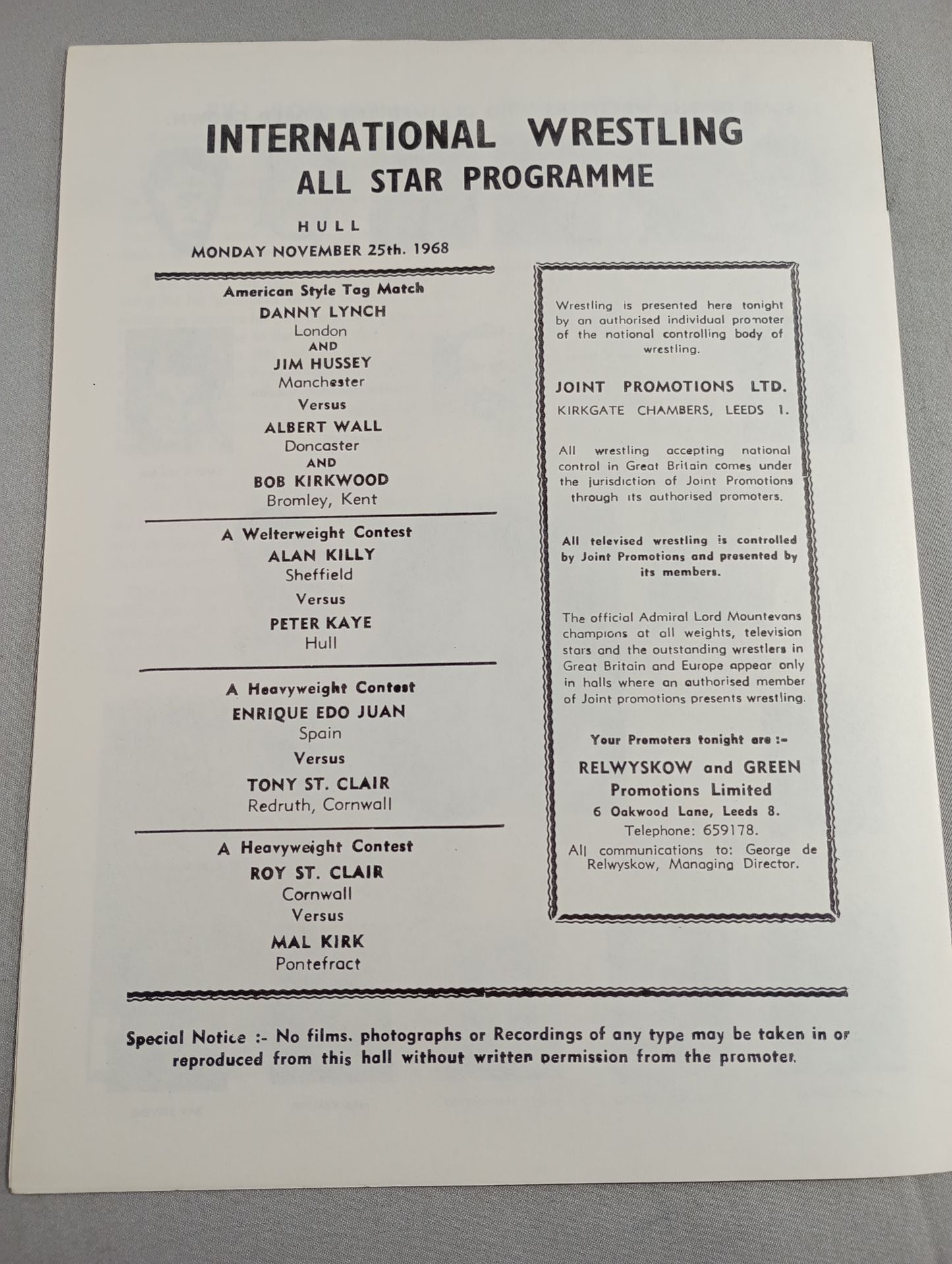 MAT Wrestling REVIEW No.568