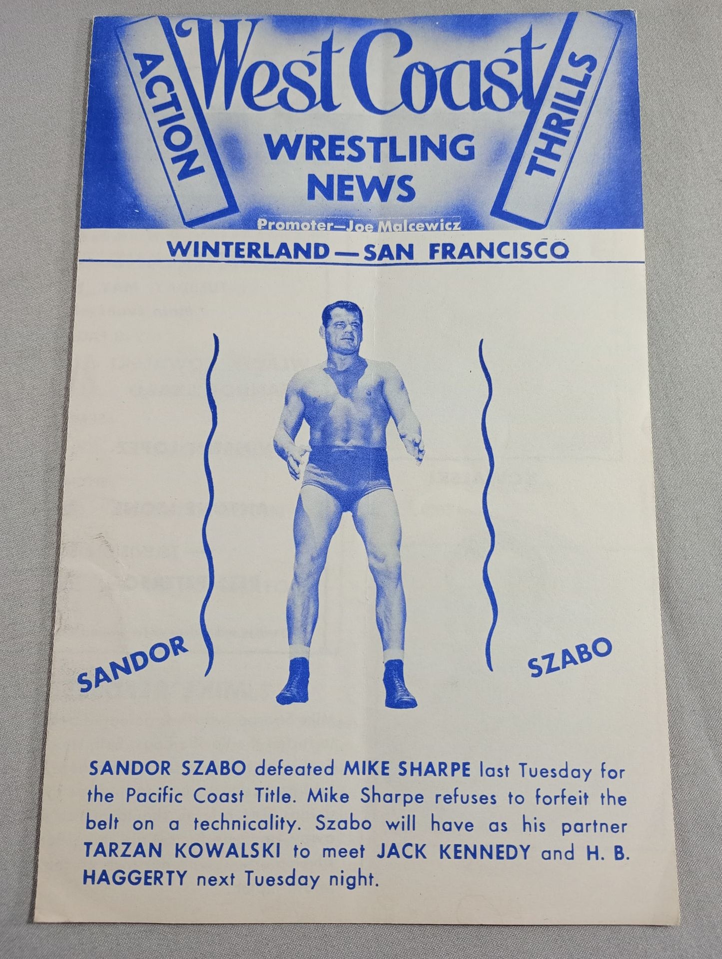 West Coast WRESTLING NEWS(1951.5.15)