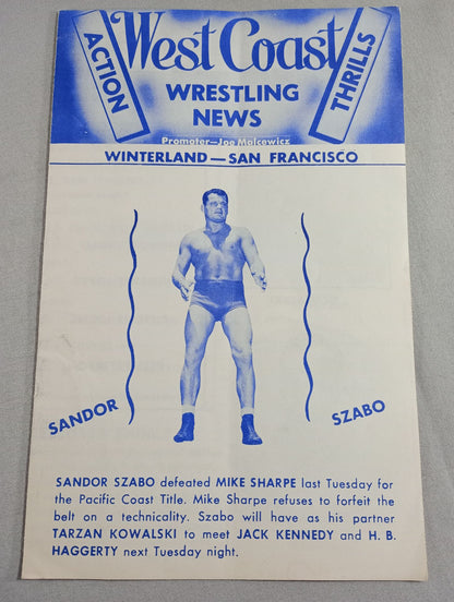 West Coast WRESTLING NEWS(1951.5.15)