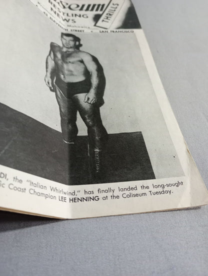 Coliseum WRESTLING NEWS(1949.3.22)